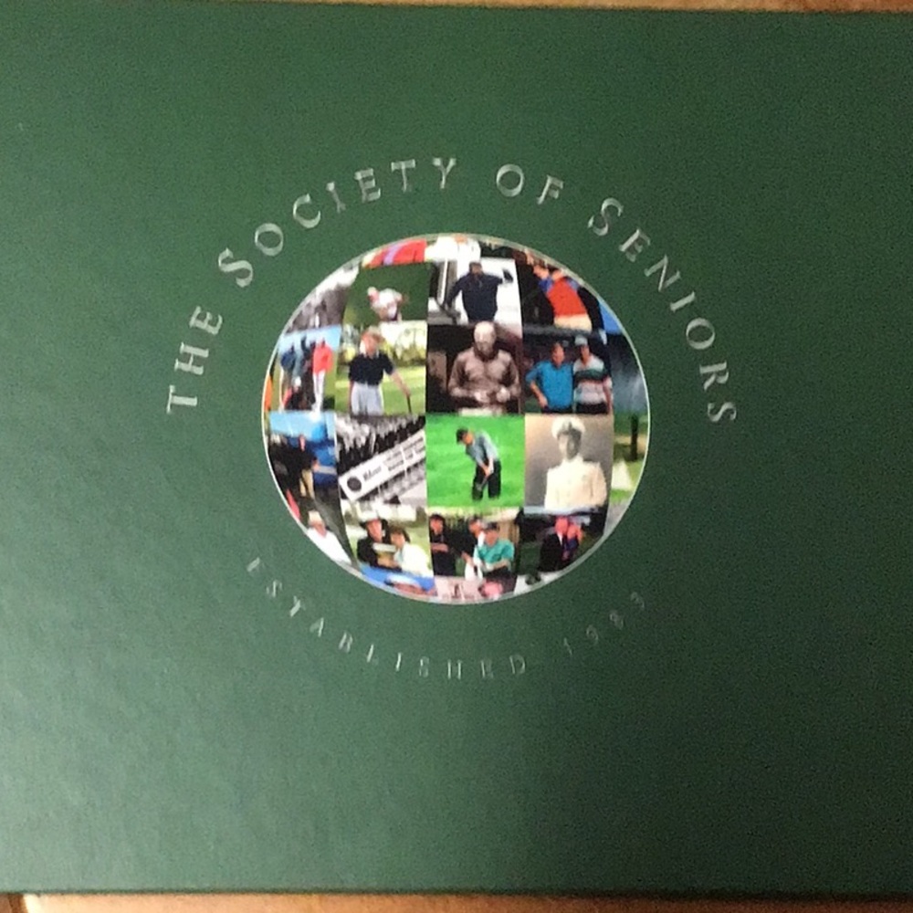 Society of Seniors Established 1983 Golf Hardcover Book